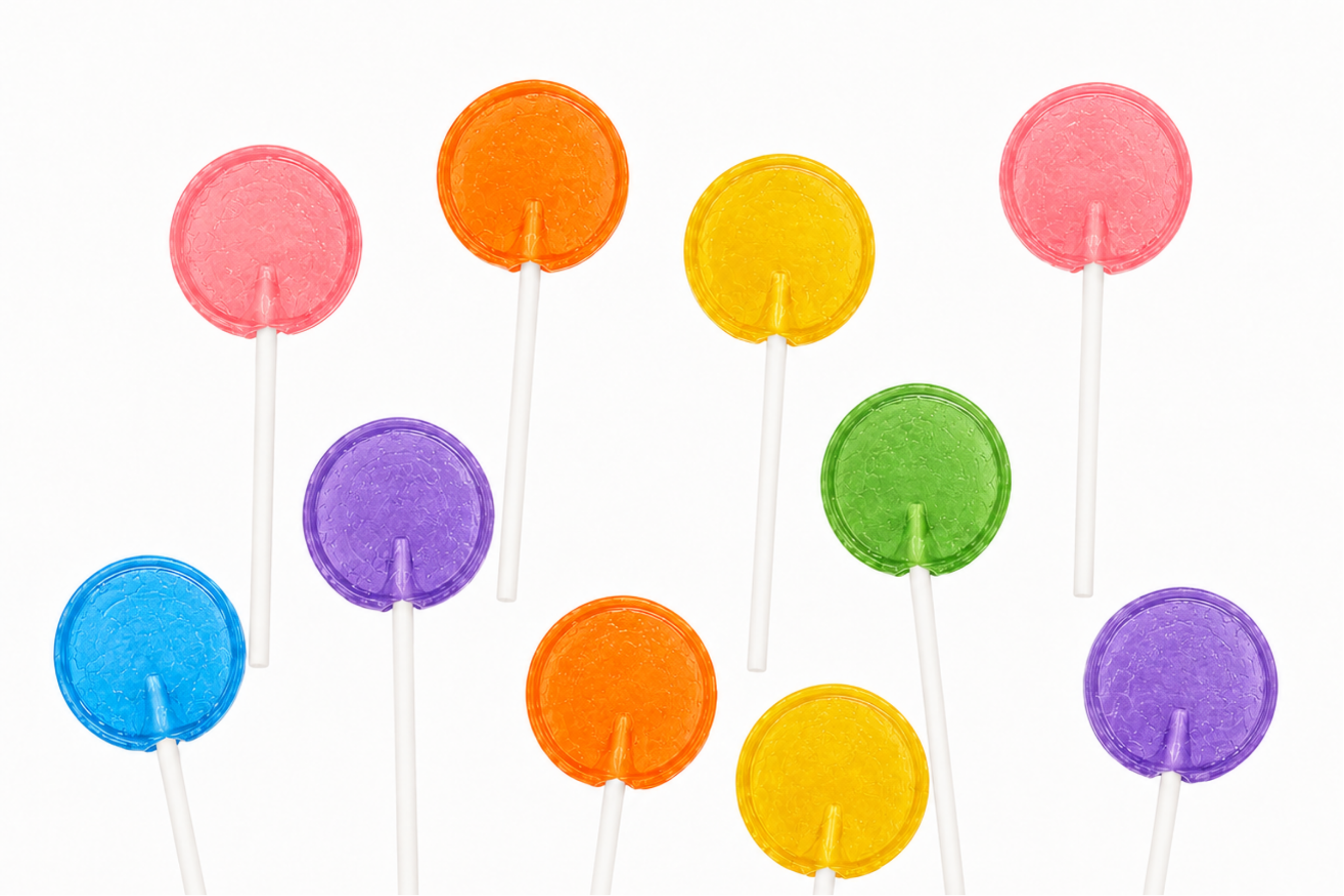 Flat lollipops in a stick - Makson Healthcare